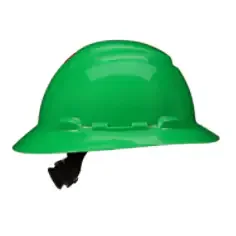 3M™ SecureFit™ Full Brim Hard Hat H-804SFR-UV, Green, 4-Point Pressure Diffusion Ratchet Suspension, with Uvicator - Image 5