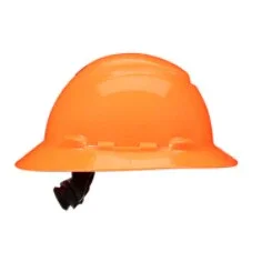 3M™ SecureFit™ Full Brim Hard Hat H-807SFR-UV, Hi-Vis Orange, 4-Point Pressure Diffusion Ratchet Suspension, with UVicator - Image 6