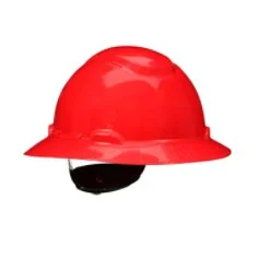 3M™ SecureFit™ Full Brim Hard Hat H-805SFR-UV, Red, 4-Point Pressure Diffusion Ratchet Suspension, with Uvicator - Image 3