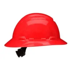3M™ SecureFit™ Full Brim Hard Hat H-805SFR-UV, Red, 4-Point Pressure Diffusion Ratchet Suspension, with Uvicator - Image 4