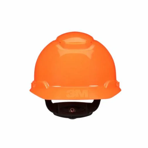 3M™ SecureFit™ Hard Hat H-707SFV-UV, Hi-Vis Orange, Vented, 4-Point Pressure Diffusion Ratchet Suspension, with UVicator - Image 3