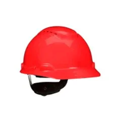 3M™ SecureFit™ Hard Hat H-705SFV-UV, Red, Vented, 4-Point Pressure Diffusion Ratchet Suspension, with Uvicator - Image 4