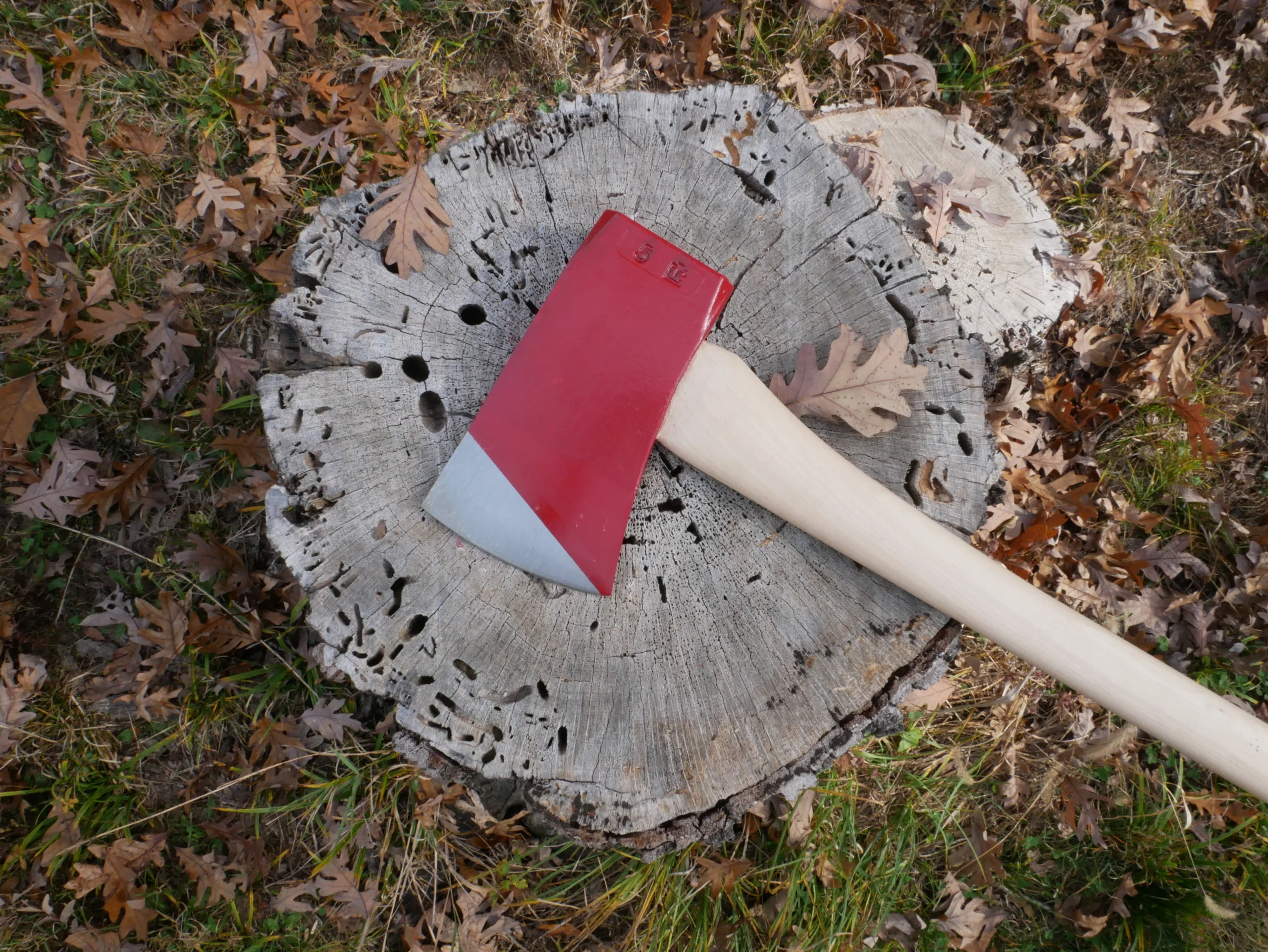 5 lbs. Fallers SB Axe; 28 in. Straight Wooden Handle - Image 2