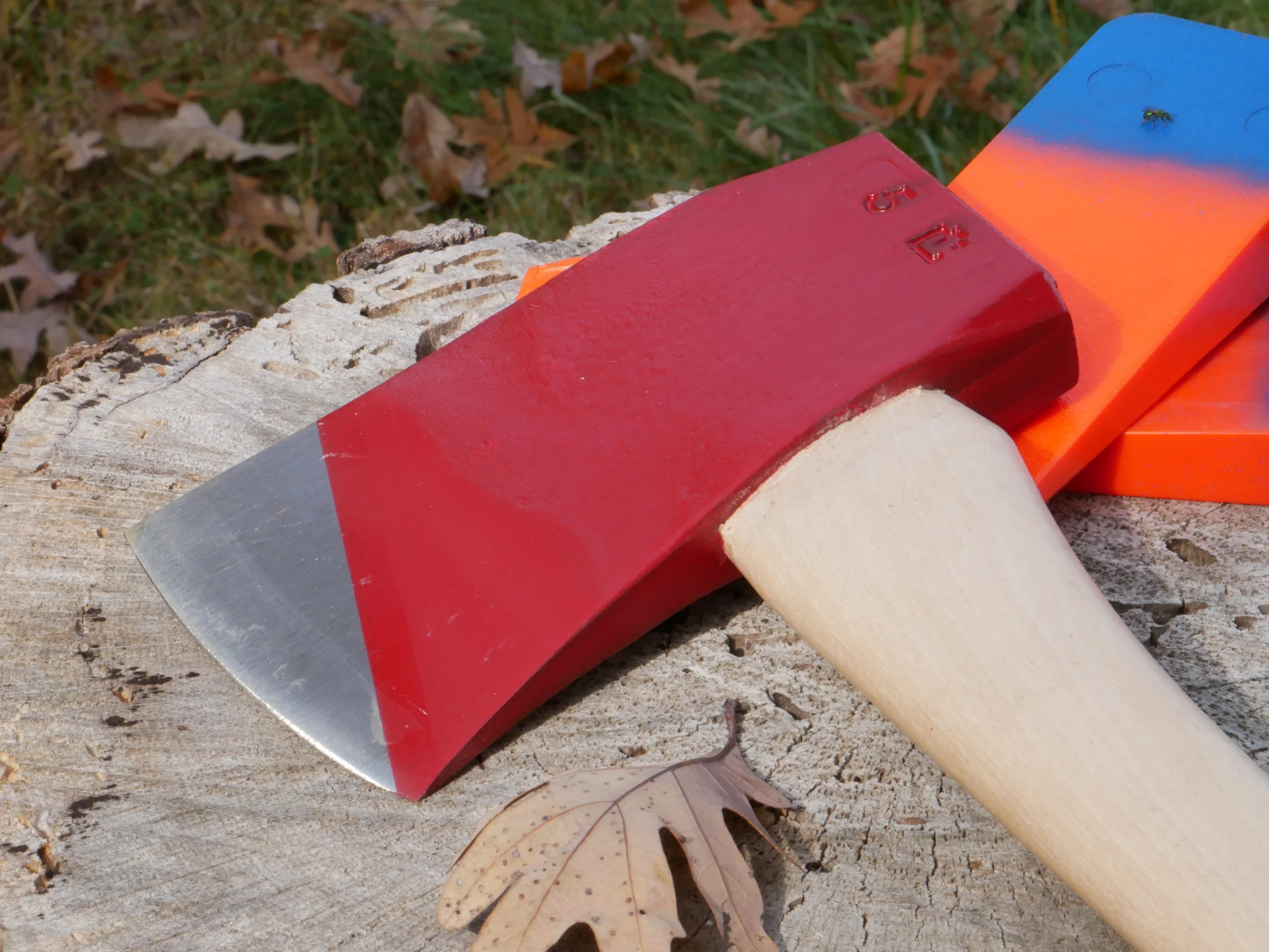 5 lbs. Fallers SB Axe; 28 in. Straight Wooden Handle - Image 3