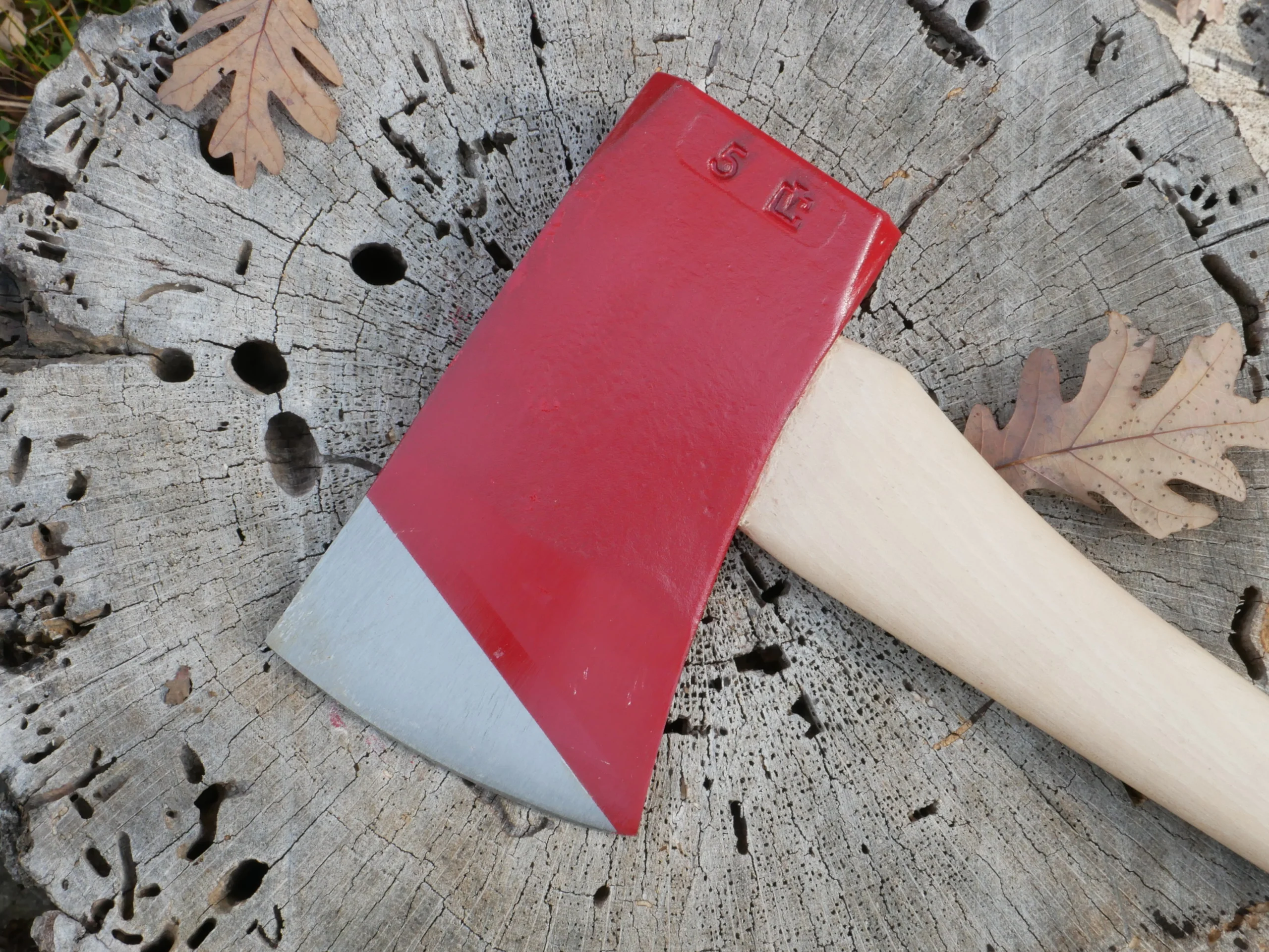 5 lbs. Fallers SB Axe; 28 in. Straight Wooden Handle - Image 4