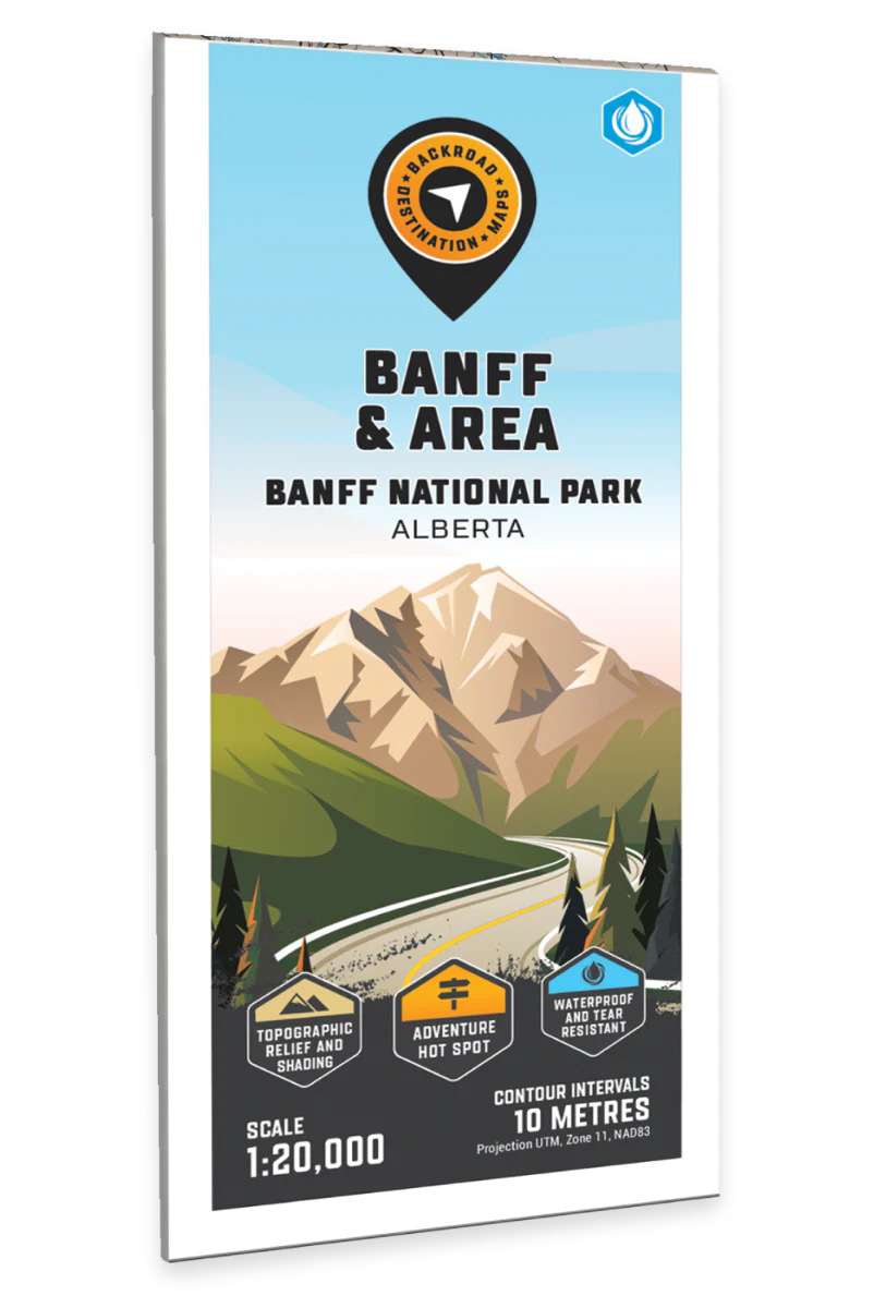 Banff & Area (Banff National Park, Alberta) - Destination Map