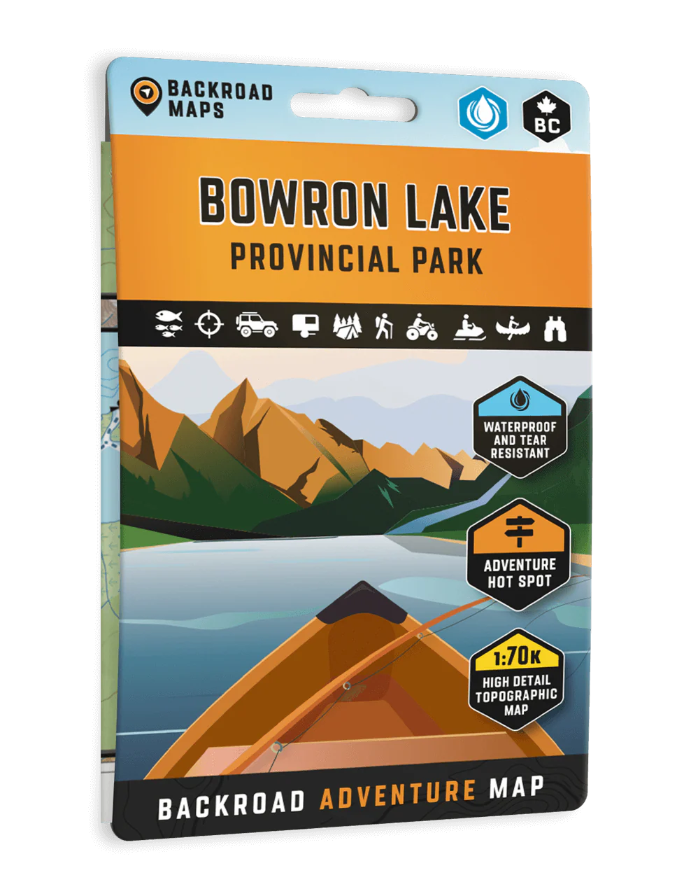Bowron Lake Provincial Park BC - Destination Map