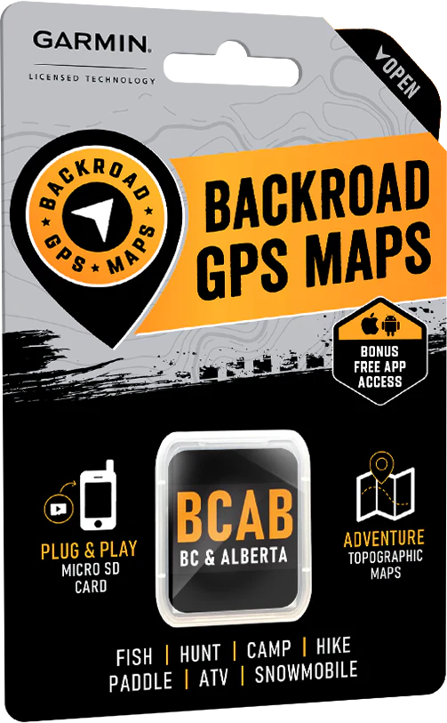 British Columbia & Alberta GPS Maps