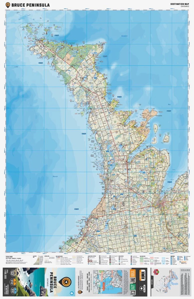 Bruce Peninsula Ontario - Destination Map - Image 2