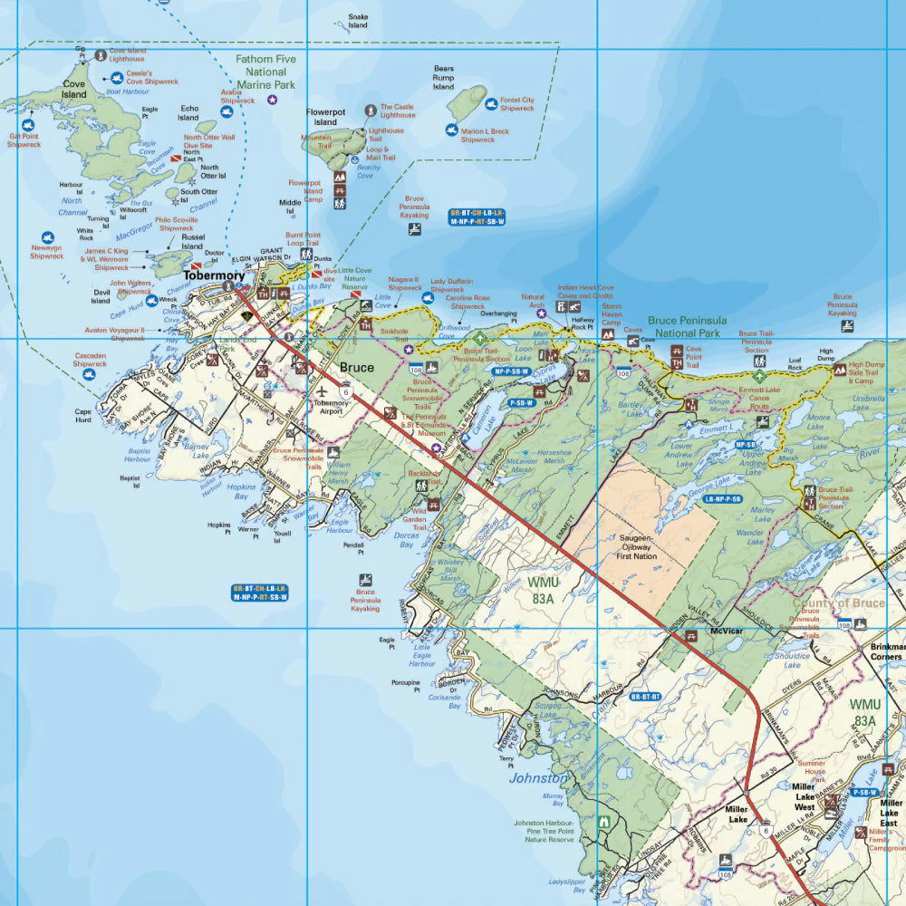 Bruce Peninsula Ontario - Destination Map - Image 3