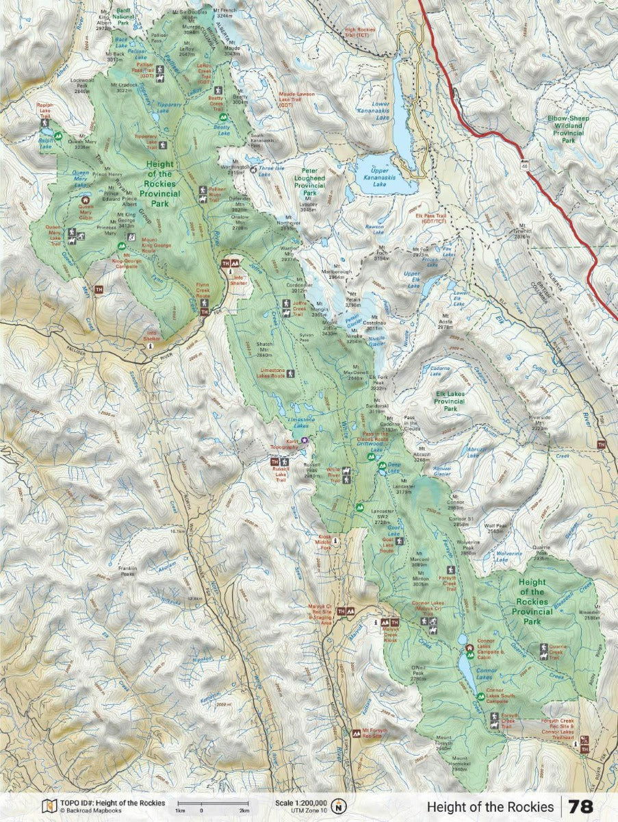 Canadian Rockies Backroad Mapbook - Image 13