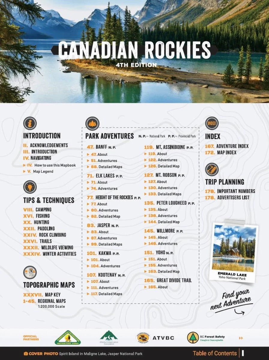 Canadian Rockies Backroad Mapbook - Image 3