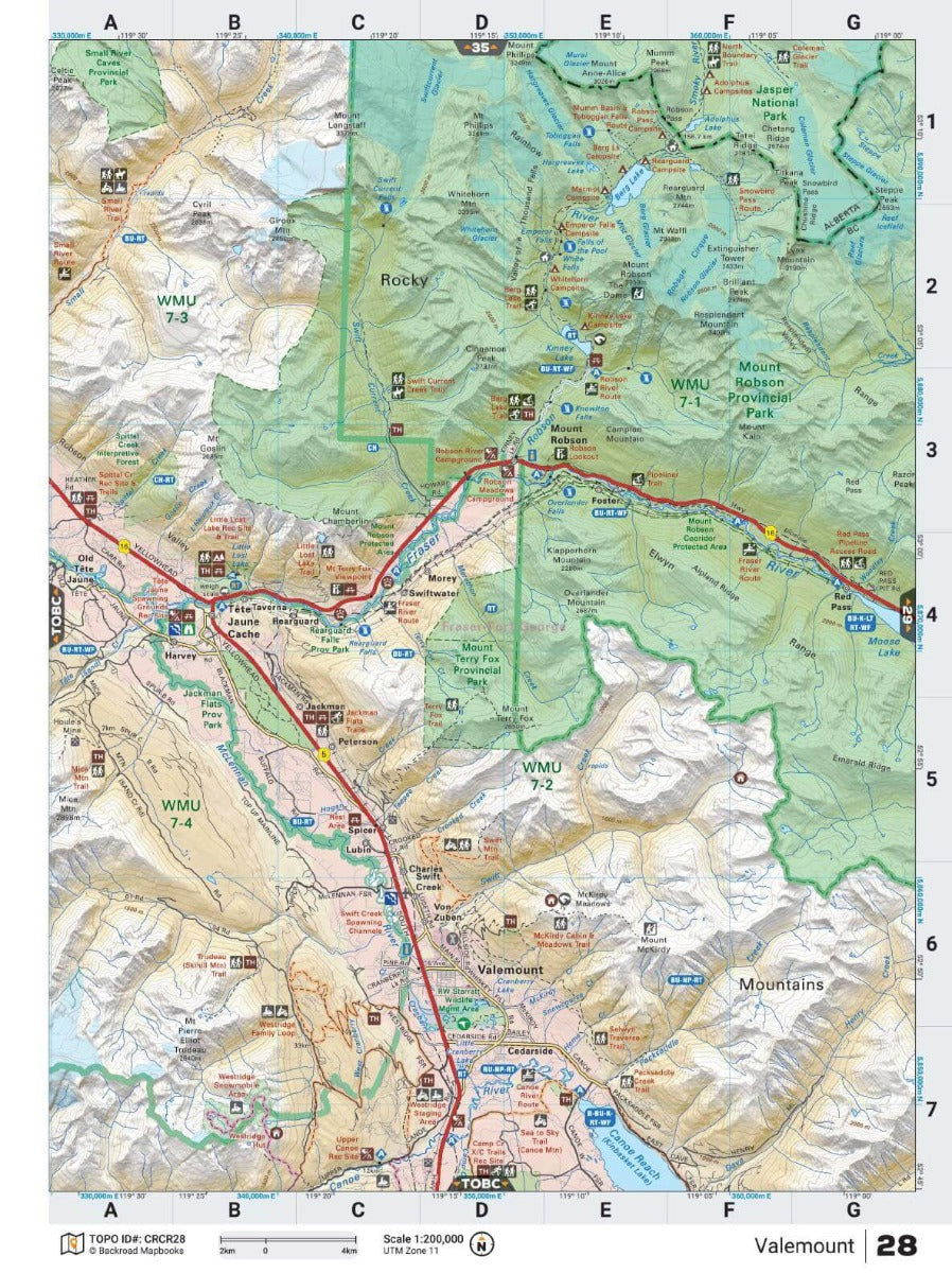 Canadian Rockies Backroad Mapbook - Image 5