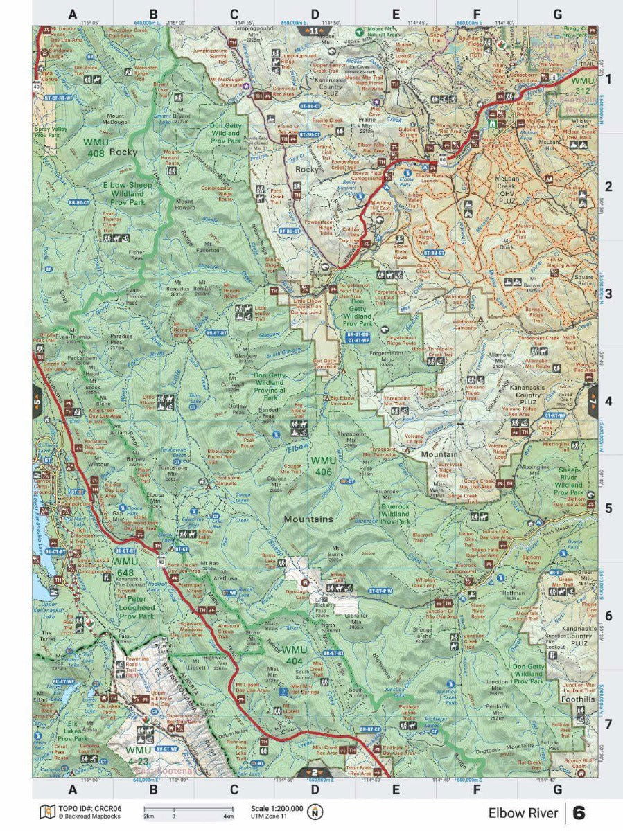 Canadian Rockies Backroad Mapbook - Image 6