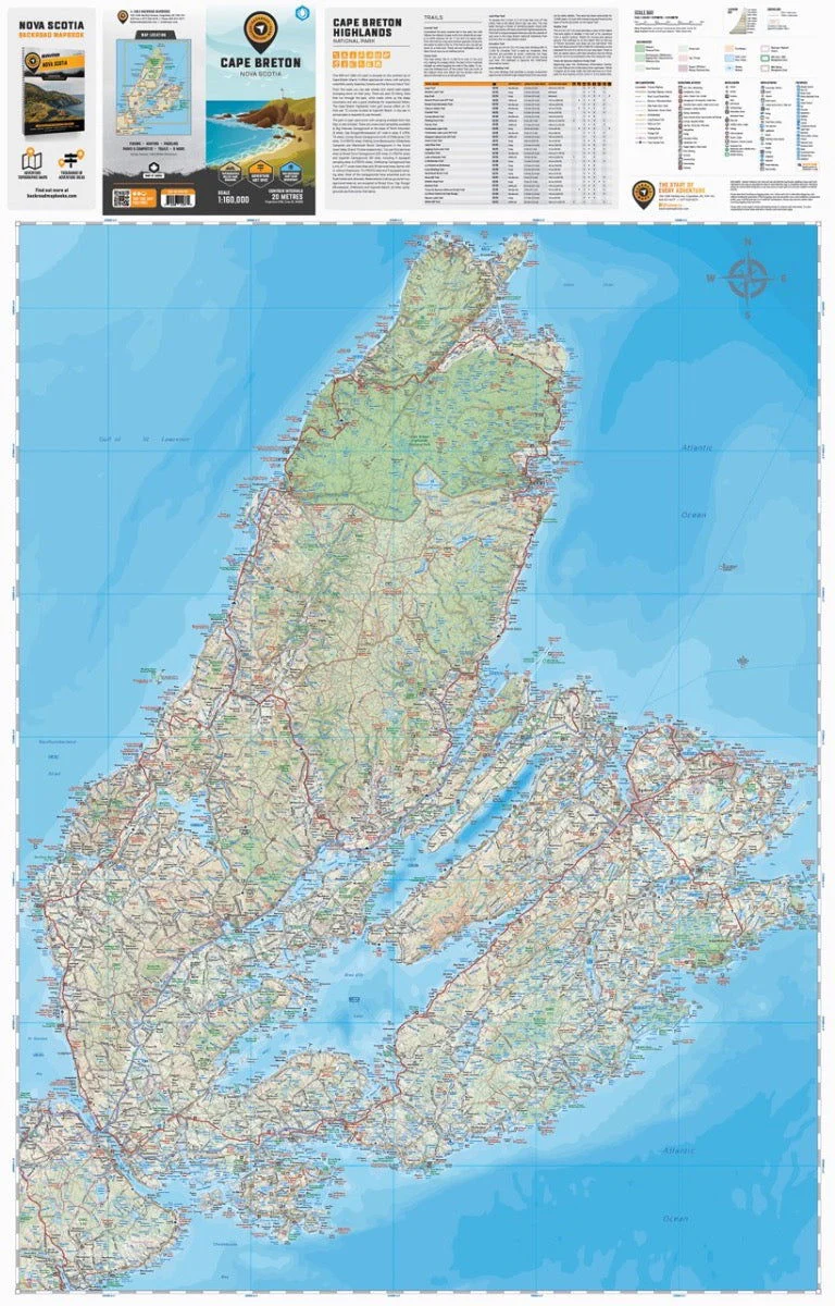 Cape Breton Island Nova Scotia - Destination Map - Image 2