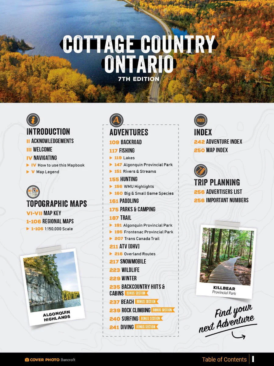 Cottage Country Ontario Backroad Mapbook - Image 3