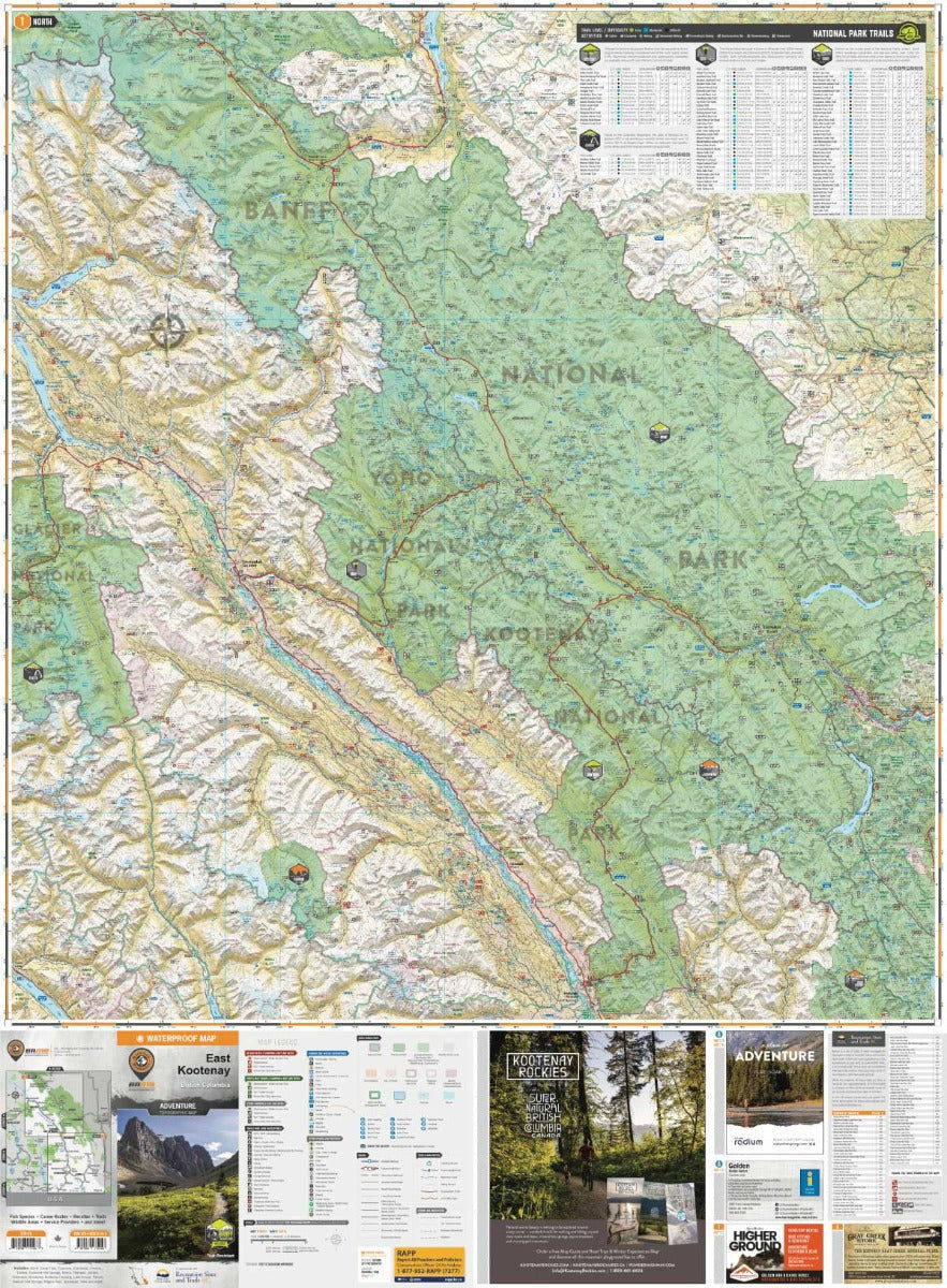 East Kootenay BC - Recreation Map - Image 2
