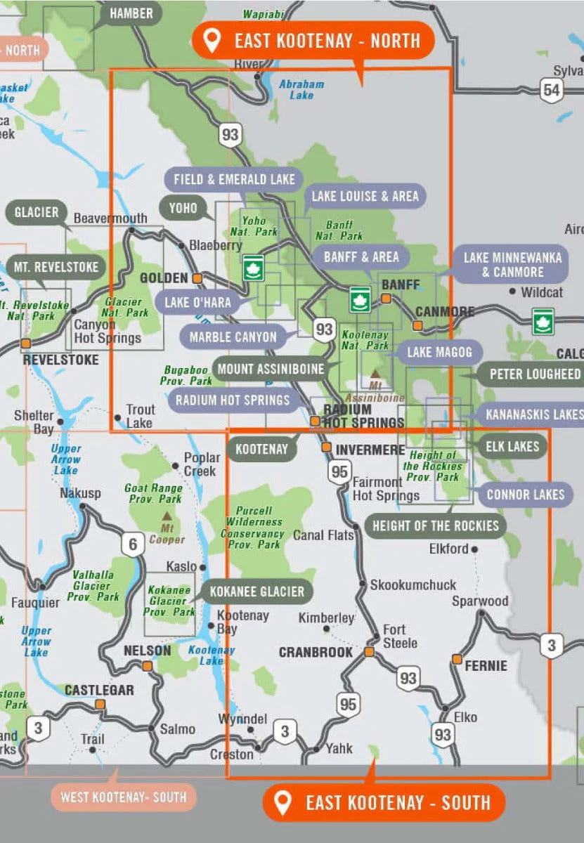 East Kootenay BC - Recreation Map - Image 4