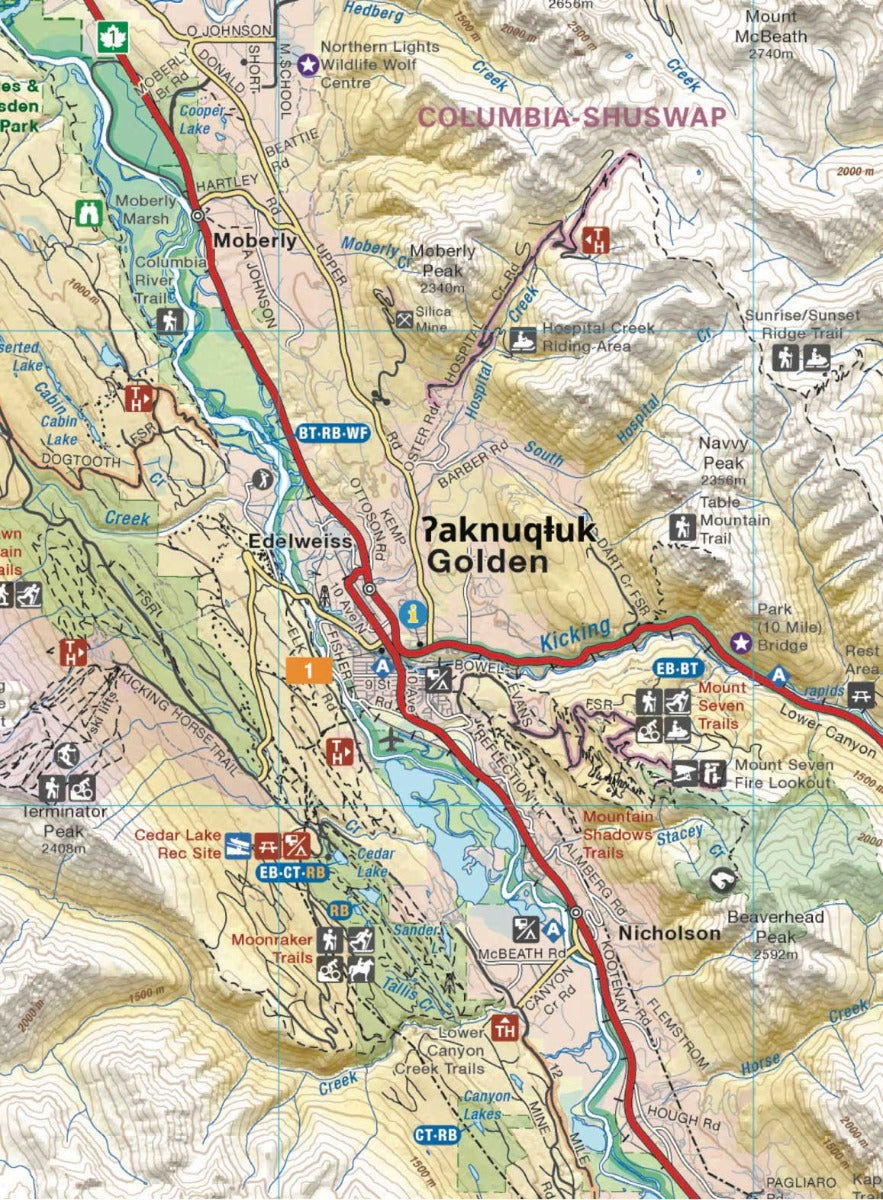 East Kootenay BC - Recreation Map - Image 6