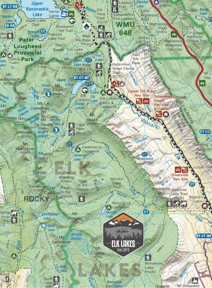 East Kootenay BC - Recreation Map - Image 7