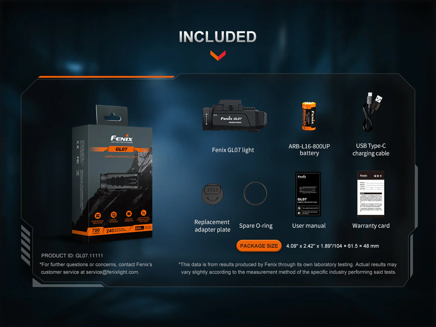 Fenix GL07 Quick Release  Light - Image 8