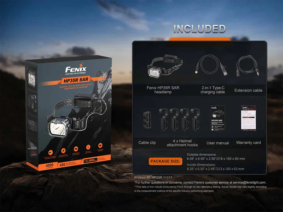 Fenix HP35R Professional Headlamp - Image 18