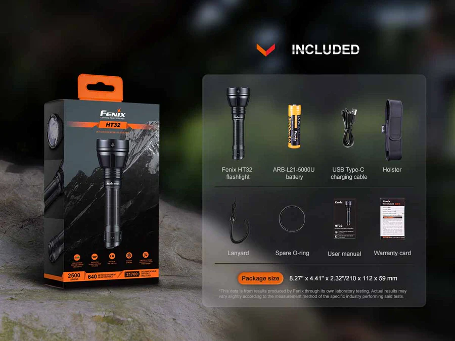 Fenix HT32 Flashlight with Red/Green LEDs - Image 18