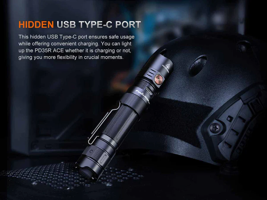 Fenix PD35R ACE Flashlight with CL01 Mini Desktop Lantern - Image 14