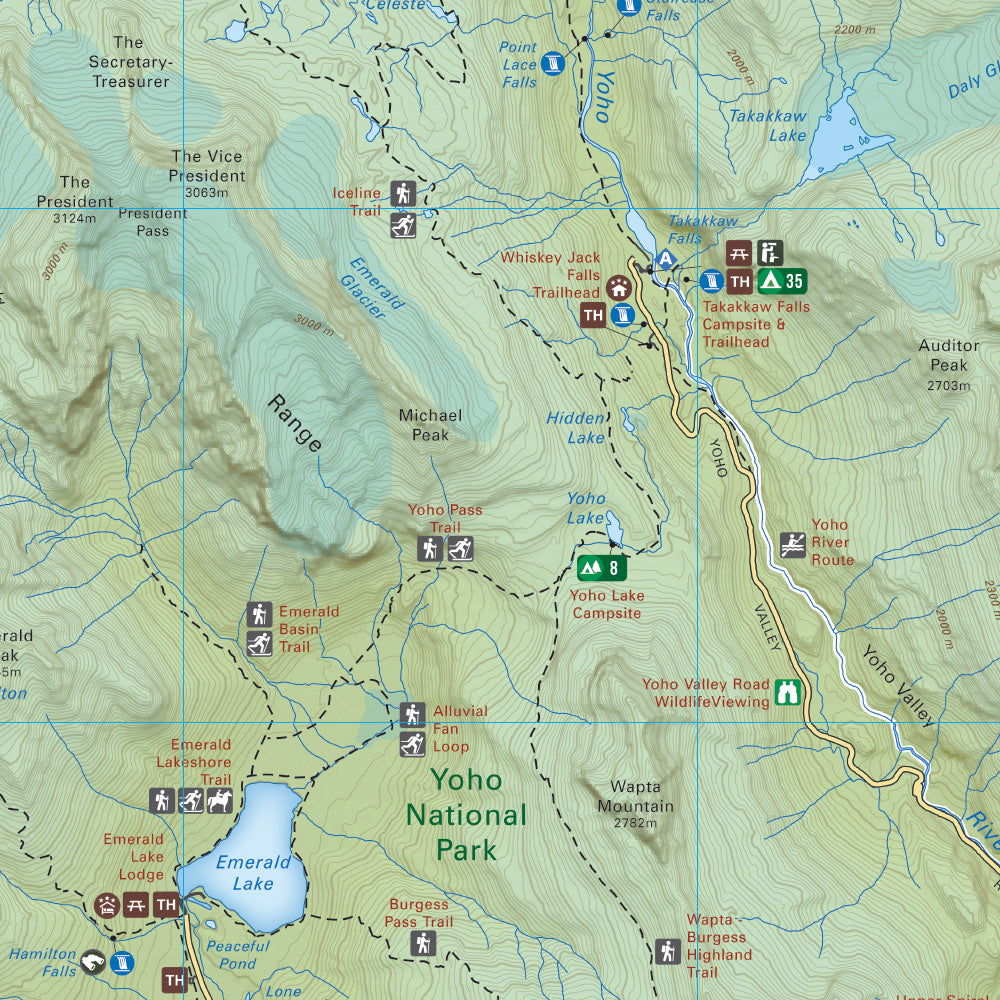 Field & Emerald Lake (Yoho National Park, BC) - Destination Map - Image 3