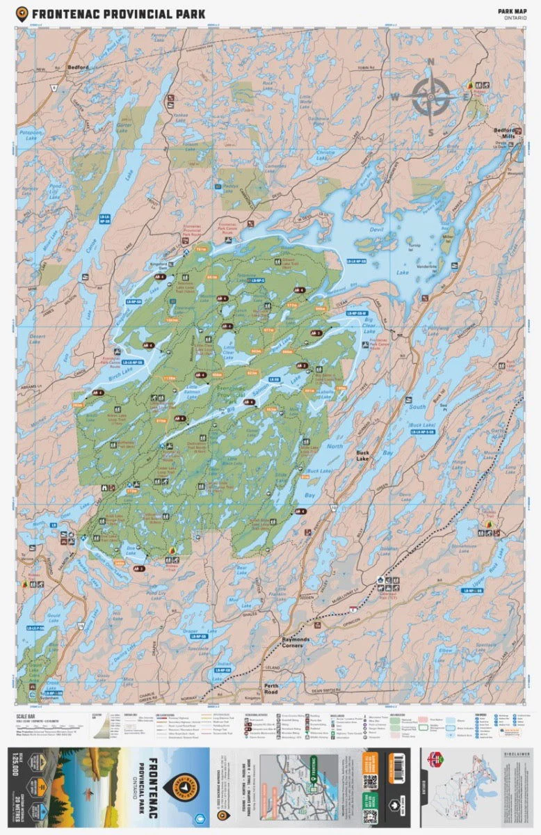 Frontenac Provincial Park Ontario - Park Map - Image 2