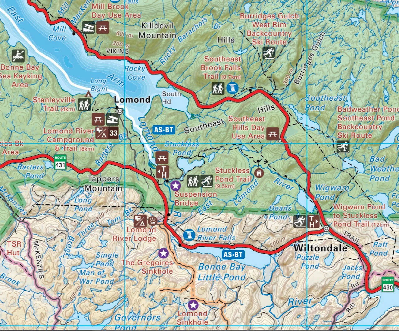 Gros Morne National Park Newfoundland - Park Map - Image 3