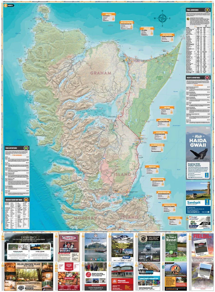 Haida Gwaii BC - Recreation Map - Image 3