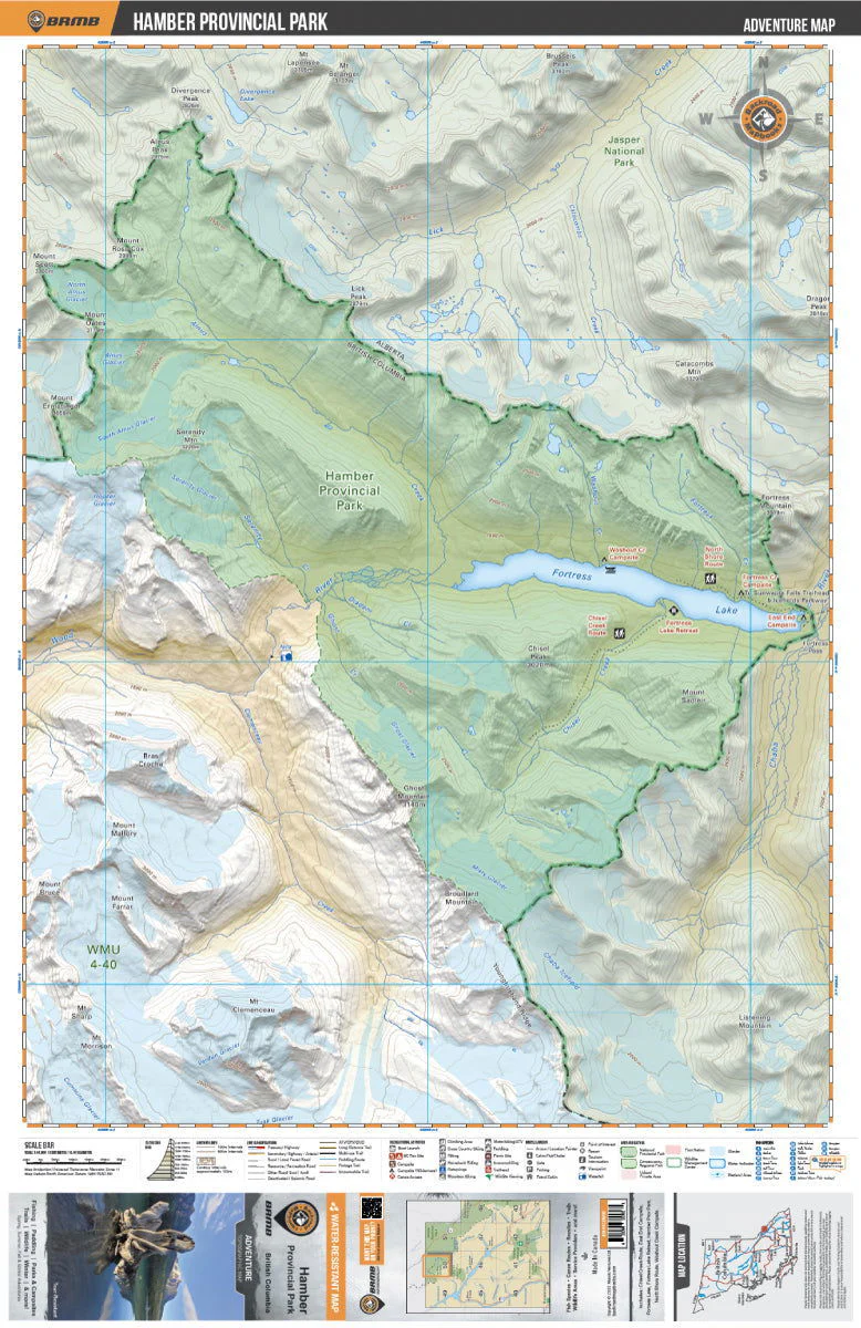 Hamber Provincial Park BC - Park Map - Image 2