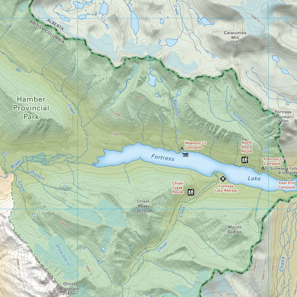 Hamber Provincial Park BC - Park Map - Image 3