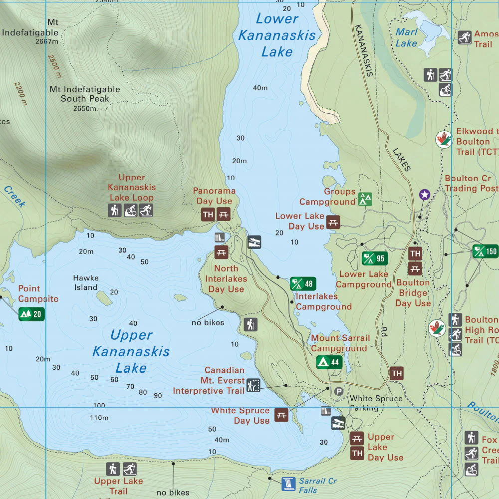 Kananaskis Lakes (Peter Lougheed Provincial Park, Alberta) - Destination Map - Image 3