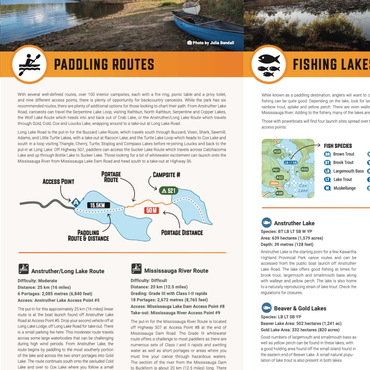 Kawartha Highlands Provincial Park Ontario - Park Map - Image 5