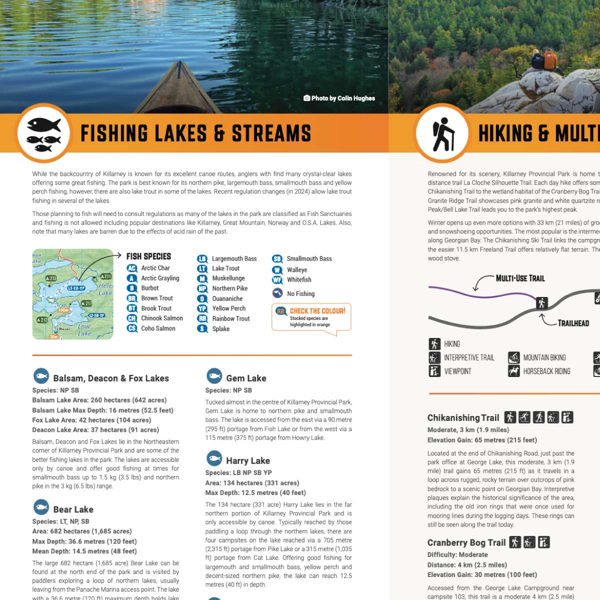 Killarney Provincial Park Ontario - Park Map - Image 5