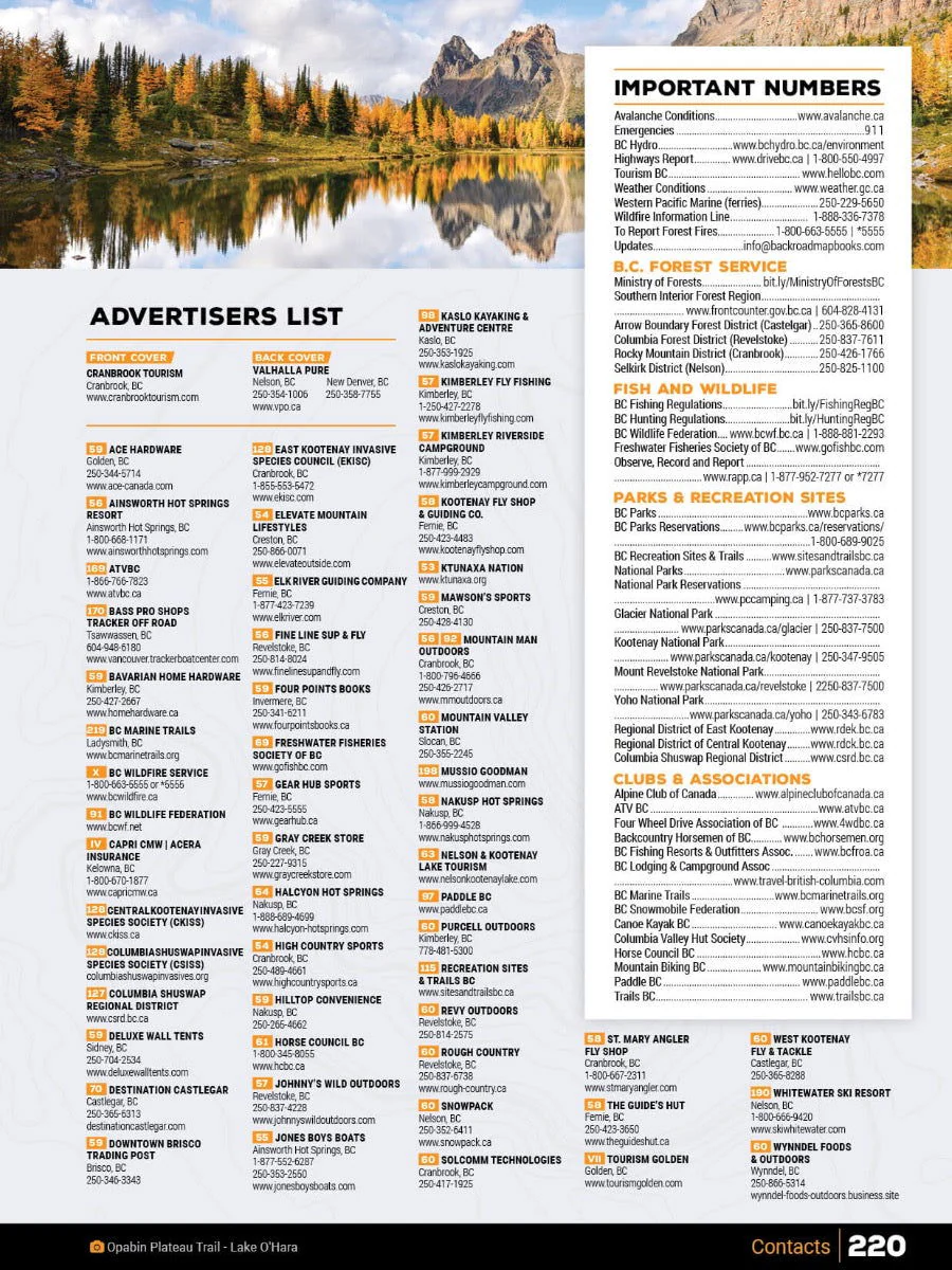 Kootenay Rockies BC Backroad Mapbook - Image 14
