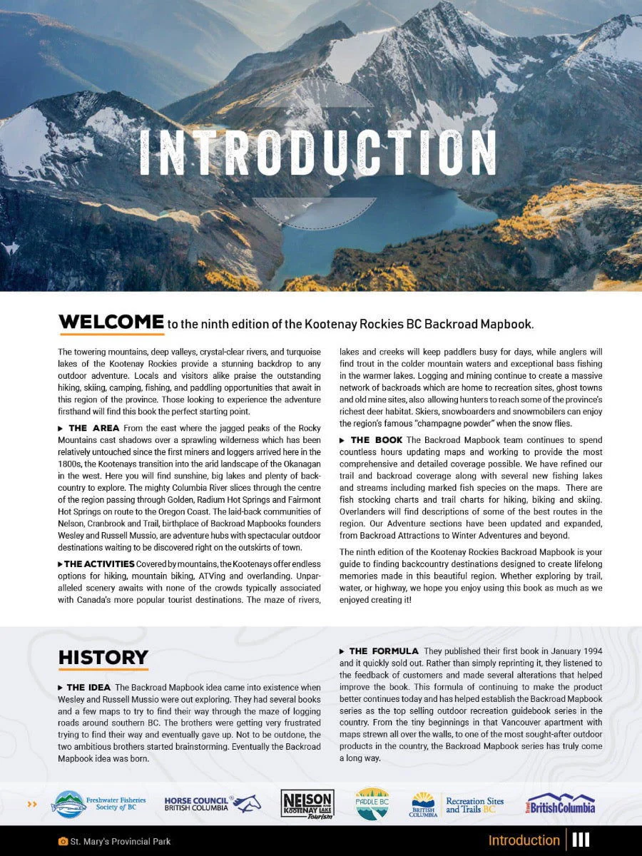 Kootenay Rockies BC Backroad Mapbook - Image 5
