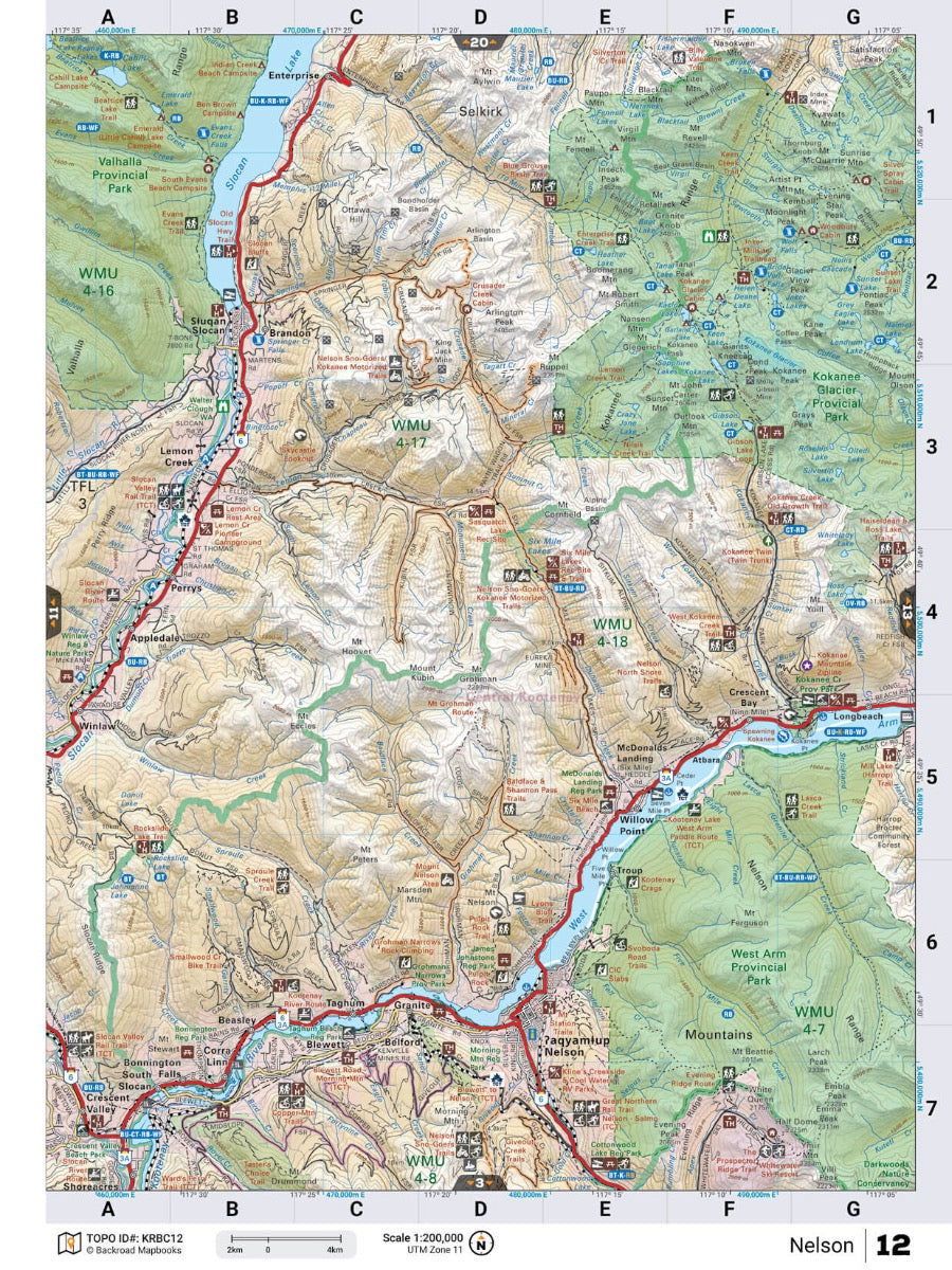 Kootenay Rockies BC Backroad Mapbook - Image 7