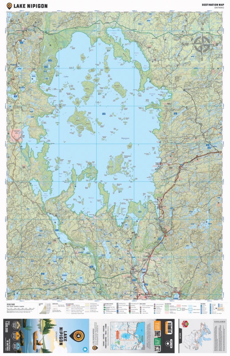 Lake Nipigon Ontario - Destination Map - Image 2
