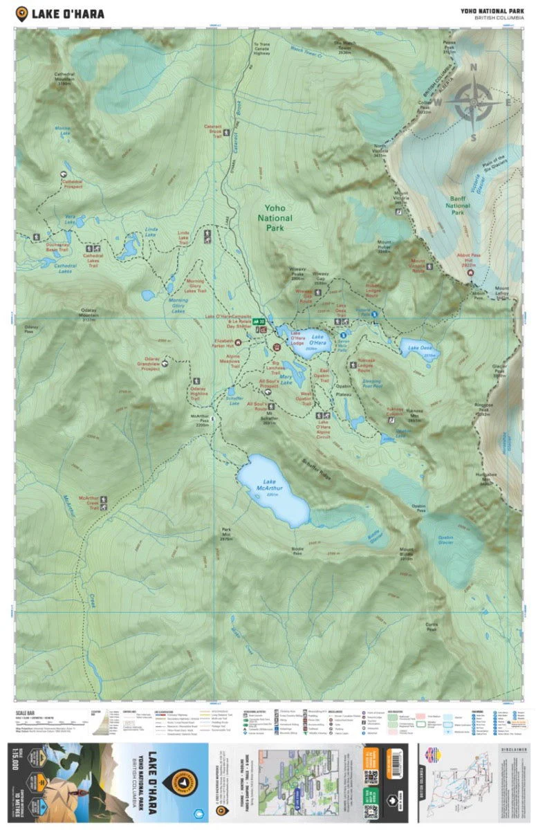 Lake O'Hara (Yoho National Park, BC) - Destination Map - Image 2