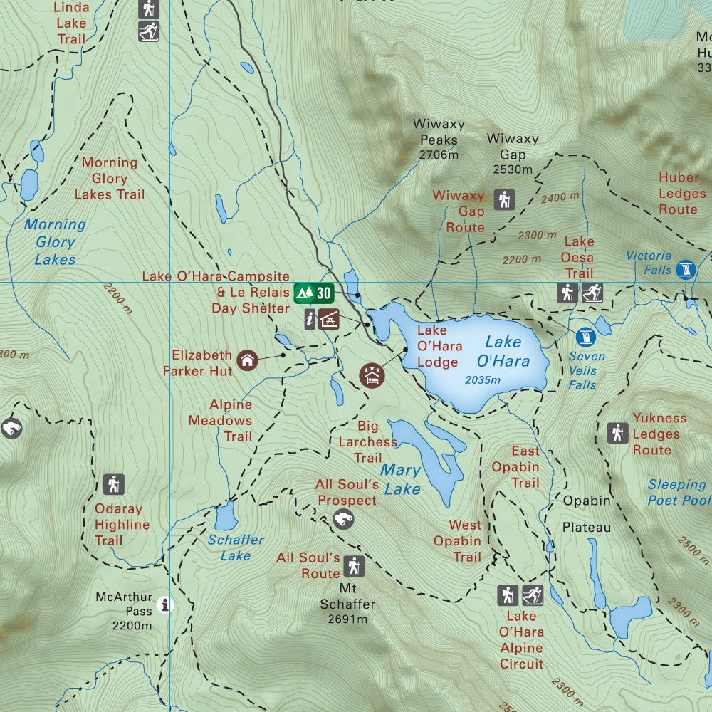 Lake O'Hara (Yoho National Park, BC) - Destination Map - Image 3