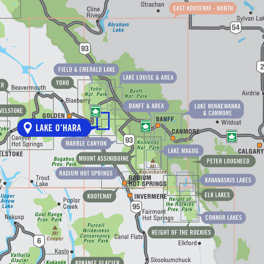 Lake O'Hara (Yoho National Park, BC) - Destination Map - Image 4