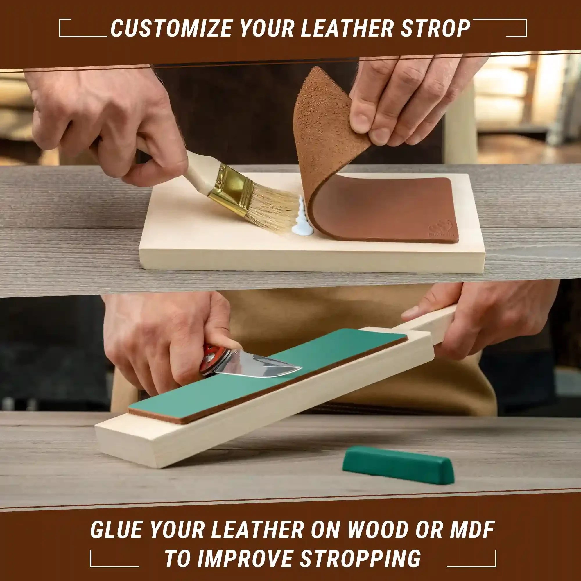 Leather Strop & Polishing Compound - Image 5