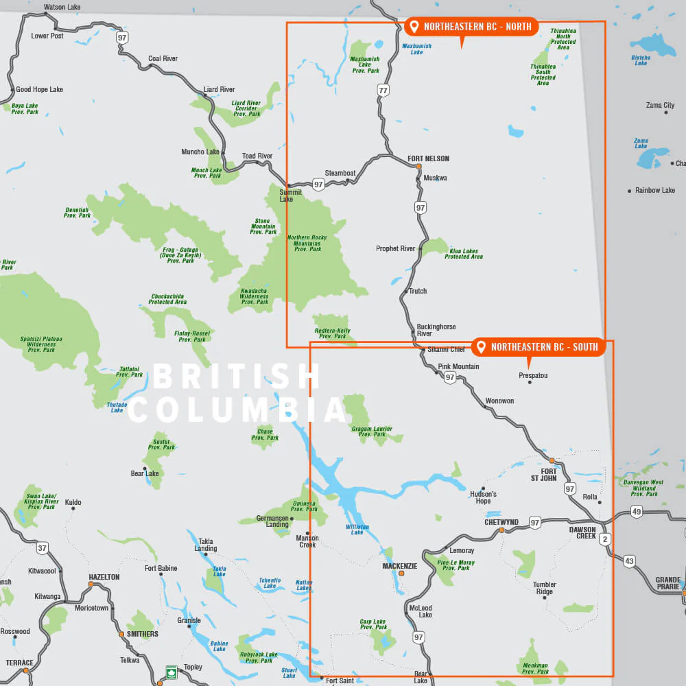 Northeastern BC - Recreation Map - Image 4