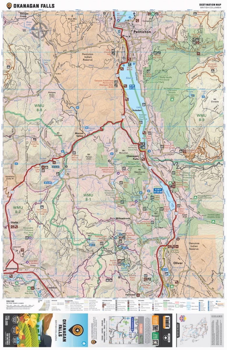 Okanagan Falls BC - Destination Map - Image 2