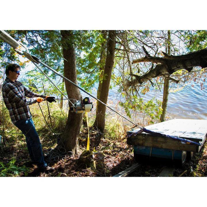 Portable Winch PCW3000-A GX35 Gas Powered Pulling Winch Accessorized Package - Image 3