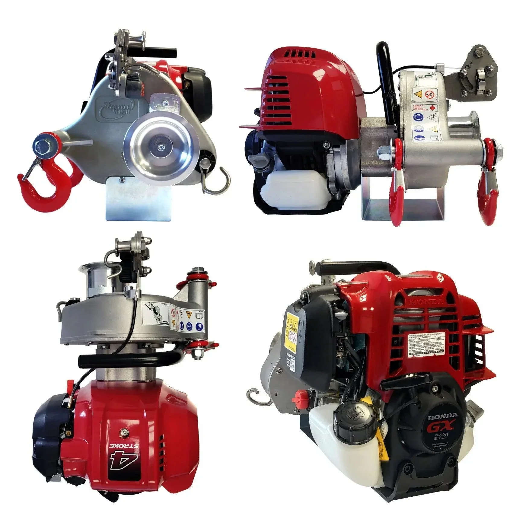 PCW4000-A GX50 Gas Powered Pulling Winch Accessorized Package - Image 3
