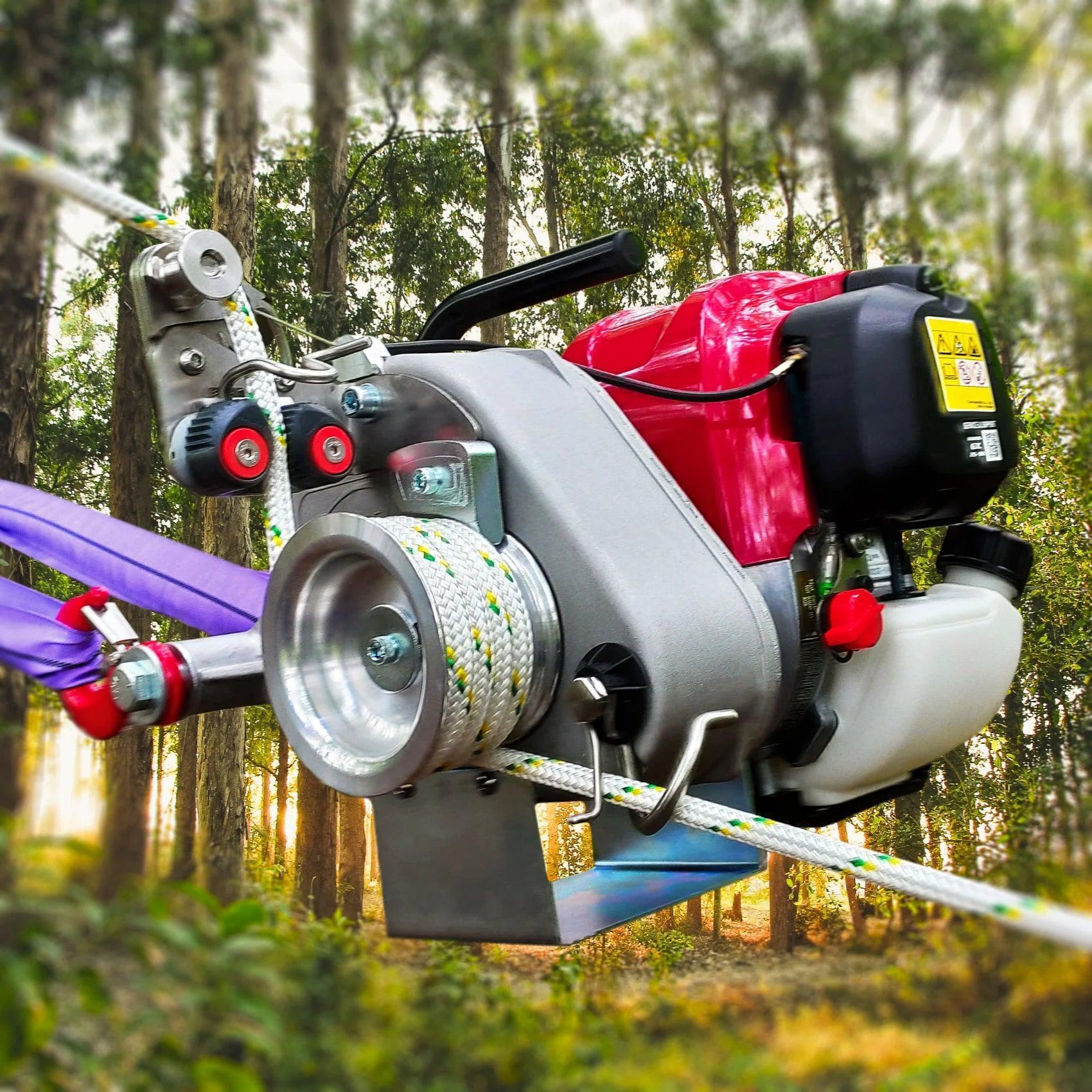 PCW4000-A GX50 Gas Powered Pulling Winch Accessorized Package - Image 7